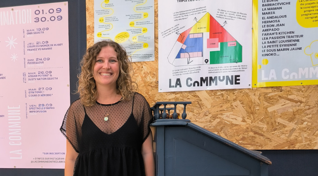 Portrait de Lucie Bouvier, chargée de communication à « La Commune »