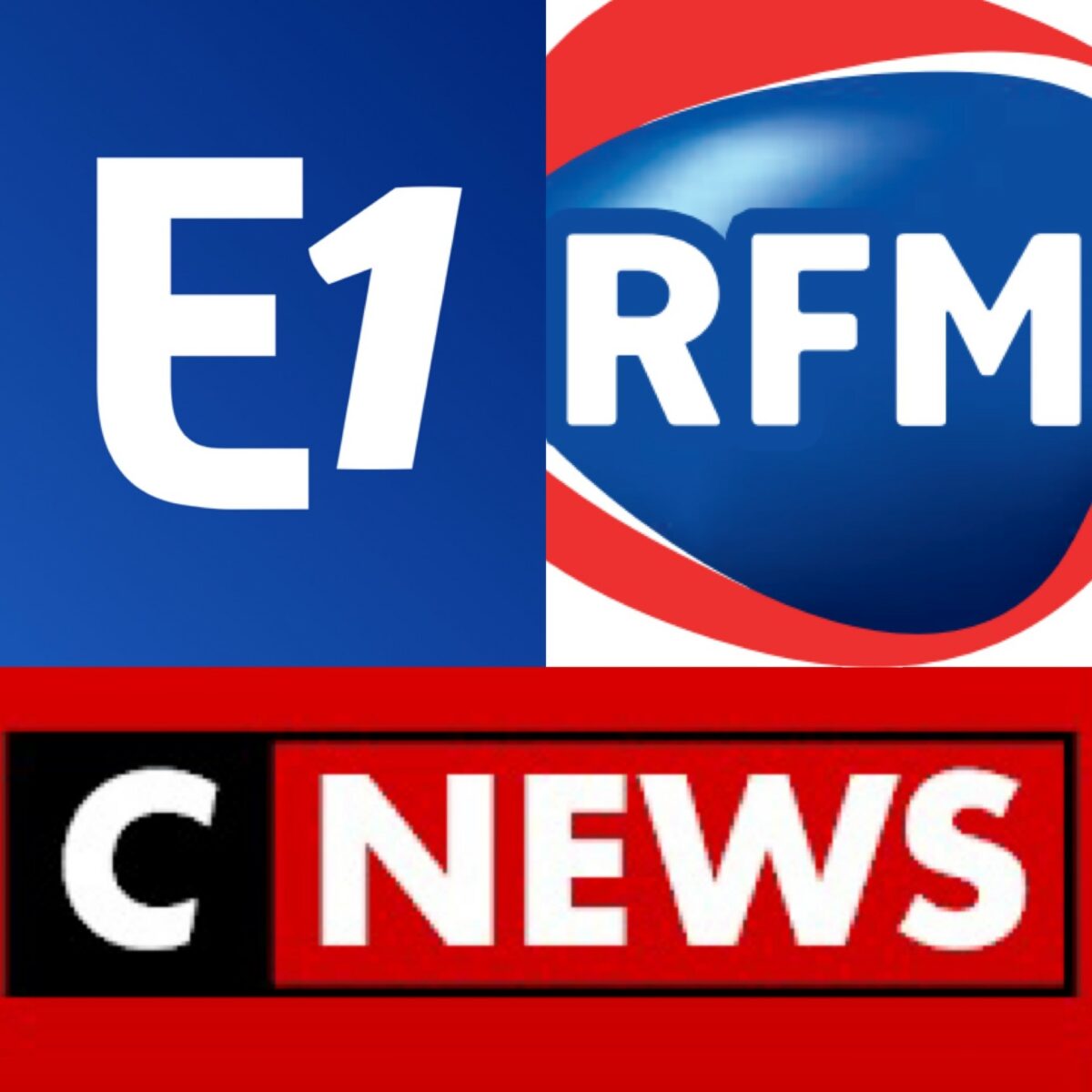 L’importance médiatique française : Europe 1, RFM, CNews